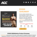 Win $1,000 Worth SQDAthletica Products from AGC