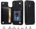 Wallet / Flip Case with Card Holder For Apple iPhone 12 11 Pro Max XR XS 6 $5.99 Delivered @ ABImports eBay