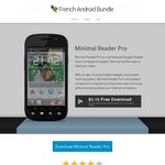 (Android) Minimal Reader - Free Google Reader Client - Normally $1.00