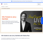 Win 1 of 90 Double Passes to See Jerry Seinfeld from Telstra Plus