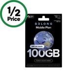 Belong Mobile $45 100GB 1-Month Starter Pack for $22  @ Woolworths