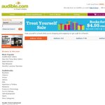 Audible: Treat Yourself Sale - Audiobooks for US $4.95 Each (Members Only)