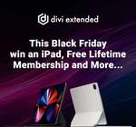 Win an Apple iPad or a Divi Extended Lifetime Membership or 1 of 40 Divi Extensions from Divi Extended