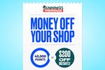 Redeem 2,000 Flybuys Points for $10 off at Bunnings (up to $200 off Per Transaction) @ Flybuys