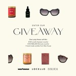 Win a $150 Locello Eyewear Voucher, $150 Inbluem Skincare Voucher, Hand-Made Candles from Locello Eyewear