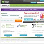 1-Year Domain Name Registration for $0.50 from Network Solutions