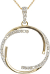 9ct Gold Circle of Life Pendant with Diamonds for $109 after $10 Newsletter Voucher - 35% off