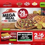 Pizza Hut Mega Meal for $29.95 with Free Delivery