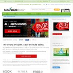 BetterWorldBooks Black Friday Sale - 15% off 5+ Used Books & Free Shipping