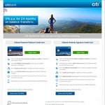 Citibank Platinum & Signature - 0% Transfers for 24 Months (Annual Fee Applies)