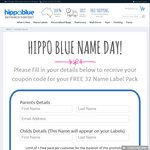 FREE: 32 Name Labels If Child's Name Starts With A Certain Letter (New Letter Each Day) $17 Value