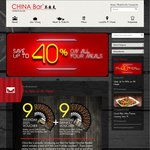 [VIC] China Bar Save up to 40% on All Your Meals