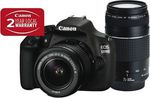 Canon EOS 1200D DLSR 18-55mm + 75-300mm Twin Lens Kit $387 (after $75 Cashback) C&C - TGG eBay