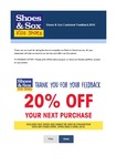 20% off Full Priced Products @ Shoes & Sox [In-Store Only] - Ends Sunday 3rd April
