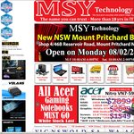 MSY - OCZ SSD 480GB $159 120GB $59, Creative 2.0 Speakers T15 $55, T30 $99, Logitech MK550 $44