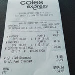 Extra 10c/Litre off Fuel with Purchase of 2x Quilton 3-Ply White Toilet Paper (20 Pack) for $20 @ Coles Express