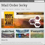 Free 100g Bag of Jerky + Free Stubby Cooler with Purchase (Min Spend $26.95 + $8.50 Delivery) @ Mail Order Jerky