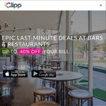 Free $15 Credit off Your First Bar/Restaurant/Cafe Purchase + up to 40% off Selected Venues through Clipp Tab App