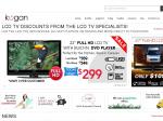 22" Full HD LCD TV with DVD Player for $299 plus shipping - ends midnight tonight