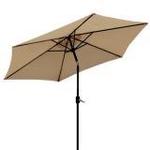 2.7m Outdoor Umbrella Beige and Blue $35.95 (32% off) + Free Shipping @ Deluxe Products