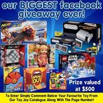 Win a Toy Prize Pack Valued at $500 (Includes NES Classic Console/Controller, NERF Gun, LEGO Star Wars etc) - Mr Toys Toyworld