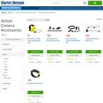 Sony Action Camera Accessories - Harvey Norman, Head Mount $20 (RRP$59.95), Float $5 (RRP$29.95), Backpack Mount $10 (RRP$49), 