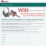 Win a Pair of Bose QC35 Wireless Headphones Worth $499 or Dyson® V6 Absolute Vacuum Worth $599 from Little Aussie [WA]