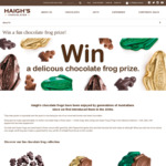 Win a Haigh's Chocolate Frog Hamper Worth $180 or 1 of 10 Midi Frog Chocolates from Haigh's
