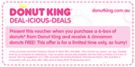 Donut King - Buy 6 Donuts (see exclusions) - Get 6 Cinnamon Donuts Free