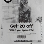 $20 off $80 Spend at Target with Coupon (Apparel Only) [In-Store]