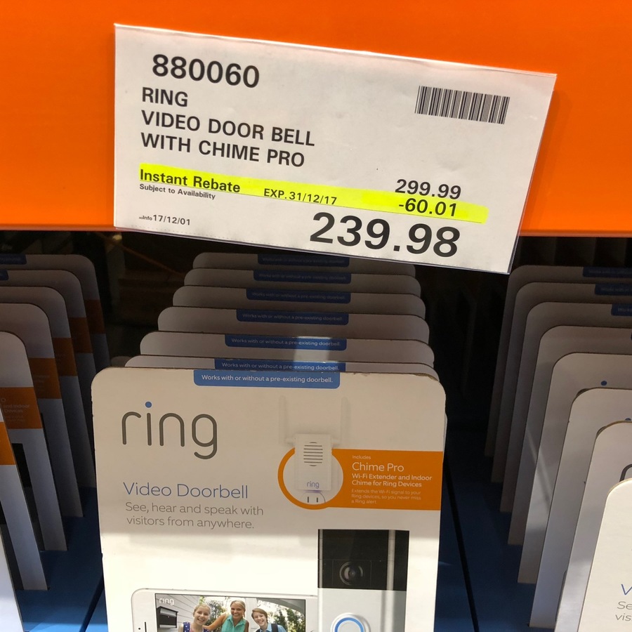 ring video doorbell pro costco