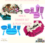 Win a Dinner Set and Play Pouch Worth over $70 from Eat Sleep Play (for Kids) from Child Blogger