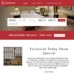 Rendezvous Hotel Melbourne 40% off 25 March to 27 September (Typical Rate $108 Sun-Fri, $120-$132 Sat, Cheapest $84 29/30 April)