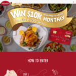 Win a Share of $125,000 Worth of Prepaid VISA Gift Cards from Inghams [With Purchase]
