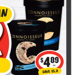 Connoisseur Ice Cream Varieties 1L $4.89 @ IGA