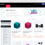 Sony Click Frenzy Junior Sale - up to 50% off + Free Shipping: Bluetooth Mini  Wireless Speaker SRS-X11 $49, GTK-XB60 $299