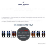 Win 1 of 6 Pairs of Shoes Worth $149 from Daniel Hechter [SA/VIC/WA]