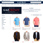 GAZFRENZY 2 Day Sale - Men's Clothing from $11.21 @ GAZMAN