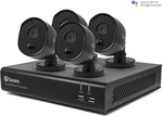 Swann 4 Channel 1080p DVR, Thermal Sensing Cameras, 32GB MicroSD, Google Assistant $199 + Delivery (Free with Shipster) @ Kogan