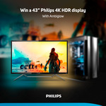 Win a Philips Momentum 43” 4K HDR Monitor Worth $1,399 from Scan