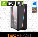 Ryzen 5 2600 RTX 2080 8GB 120GB SSD 8GB DDR4 Gaming Computer Desktop $1394.10 Delivered @ Techfast eBay