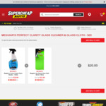 Meguiar’s Glass Spray and Mircofiber Cloth $20 (Was $31) @ Supercheap Auto