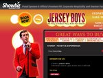see Jersey Boys (Sydney) with Free Dinner!! $95 tix include dinner 