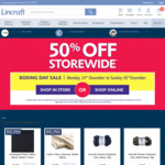 50% off Storewide [In Store Or Online] @ Lincraft