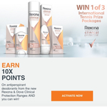 Win 1 of 3 Trips to Paris, London, or New York [Woolworths Rewards Members: Purchase Rexona Clinical Deodorant] [All except TAS]