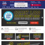 Collect 1,000 BONUS POINTS When You Click and Collect @ First Choice Liquor Online
