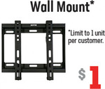 TV Wall Mount Fit $1, [Refurb] Soniq 24" HD LED LCD TV DVD Combo $79 + - $10 Coupon + Delivery @ Soniq