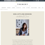 Win a Styling Trip to Melbourne for 2 Worth $3,508 or Trenery 10-Year Anniversary Capsule Collection Worth $1,482 from Trenery