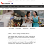 Changi Transit Program - Get Changi Recommends Voucher worth SGD20 On Eligible Qantas Flights (Flight Number Starting with 081)