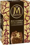1/2 Price Streets Magnum Milk Choc Macadamia & Salted Caramel Pk4 $4.25 @ Woolworths